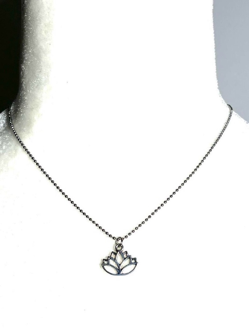 Lotus Pendant Necklace